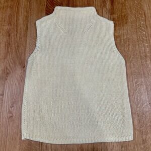 Vintage Sonoma Crochet Sweater Tank Women's | Preppy Old Money Coquette Chic